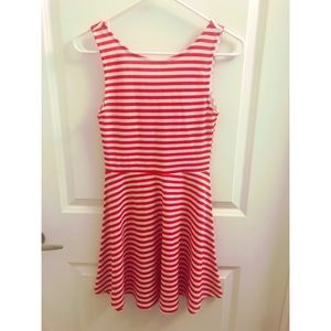 Red Striped Summer Dress
